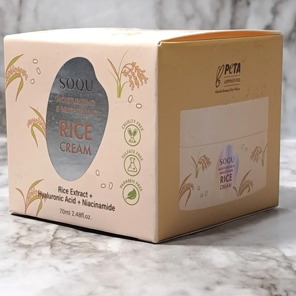 SOQU-Moisturizing & Brightening‎ Rice Cream-Brand New Made In Korea
